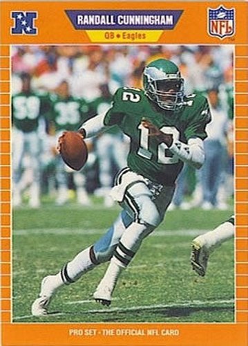 #315 Randall Cunningham - Philadelphia Eagles - 1989 Pro Set Football