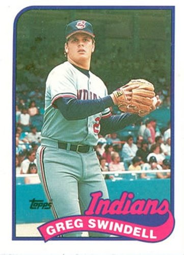#315 Greg Swindell - Cleveland Indians - 1989 Topps Baseball