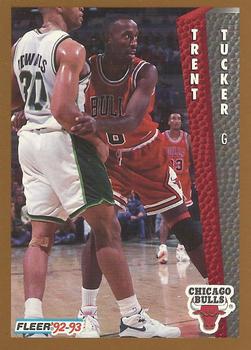 #315 Trent Tucker - Chicago Bulls - 1992-93 Fleer Basketball