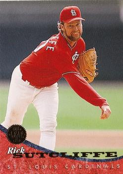 #315 Rick Sutcliffe - St. Louis Cardinals - 1994 Leaf Baseball