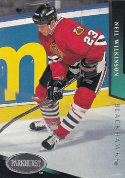 #315 Neil Wilkinson - Chicago Blackhawks - 1993-94 Parkhurst Hockey