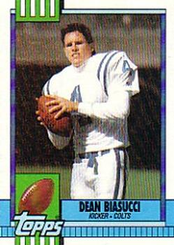 #315 Dean Biasucci - Indianapolis Colts - 1990 Topps Football