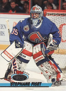 #315 Stephane Fiset - Quebec Nordiques - 1993-94 Stadium Club Hockey