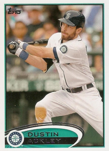 #315 Dustin Ackley - Seattle Mariners - 2012 Topps Baseball