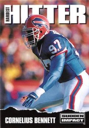 #315 Cornelius Bennett - Buffalo Bills - 1992 SkyBox Impact Football