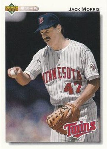 #315 Jack Morris - Minnesota Twins - 1992 Upper Deck Baseball