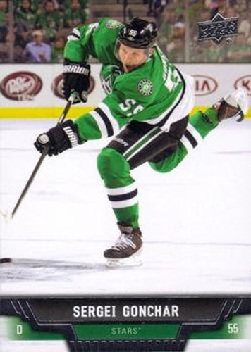 #315 Sergei Gonchar - Dallas Stars - 2013-14 Upper Deck Hockey