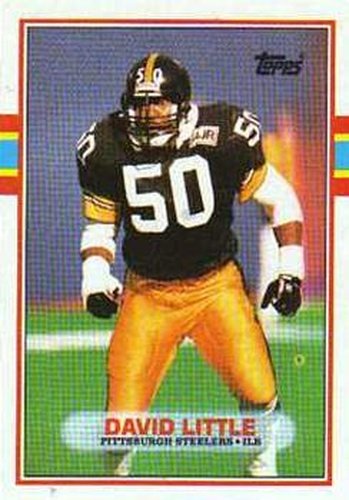 #316 David Little - Pittsburgh Steelers - 1989 Topps Football