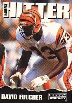 #316 David Fulcher - Cincinnati Bengals - 1992 SkyBox Impact Football