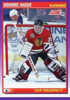 #316 Dominik Hasek - Chicago Blackhawks - 1991-92 Score American Hockey