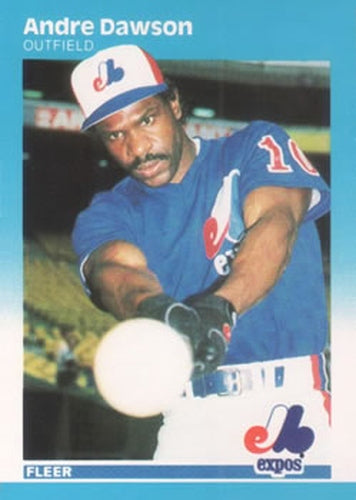 #316 Andre Dawson - Montreal Expos - 1987 Fleer Baseball