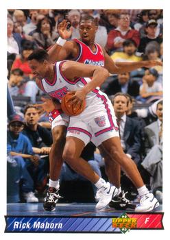 #316 Rick Mahorn - New Jersey Nets - 1992-93 Upper Deck Basketball