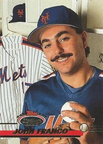 #316 John Franco - New York Mets - 1993 Stadium Club Baseball