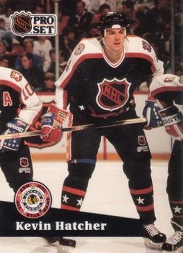 #316 Kevin Hatcher - 1991-92 Pro Set Hockey