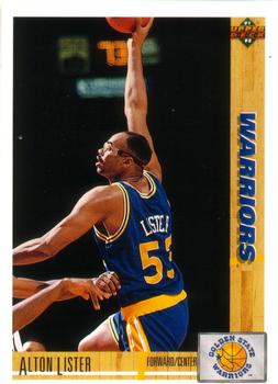 #316 Alton Lister - Golden State Warriors - 1991-92 Upper Deck Basketball