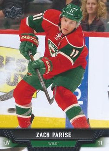 #316 Zach Parise - Minnesota Wild - 2013-14 Upper Deck Hockey