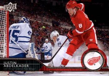 #316 Justin Abdelkader - Detroit Red Wings - 2014-15 Upper Deck Hockey