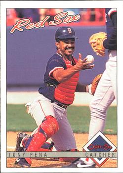 #316 Tony Pena - Boston Red Sox - 1993 O-Pee-Chee Baseball