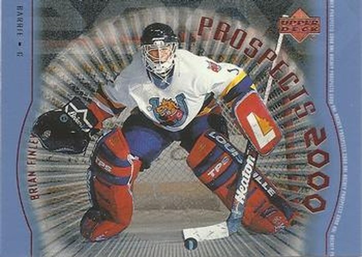 #316 Brian Finley - Barrie Colts - 1999-00 Upper Deck Hockey