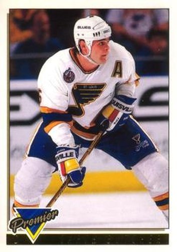 #316 Garth Butcher - St. Louis Blues - 1993-94 O-Pee-Chee Premier Hockey - Gold