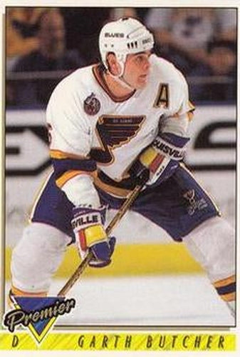 #316 Garth Butcher - St. Louis Blues - 1993-94 Topps Premier Hockey