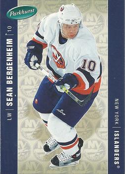 #316 Sean Bergenheim - New York Islanders - 2005-06 Parkhurst Hockey