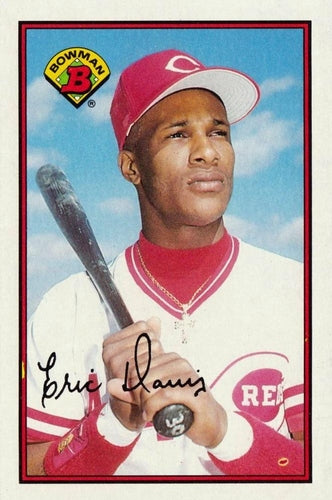 #316 Eric Davis - Cincinnati Reds - 1989 Bowman Baseball
