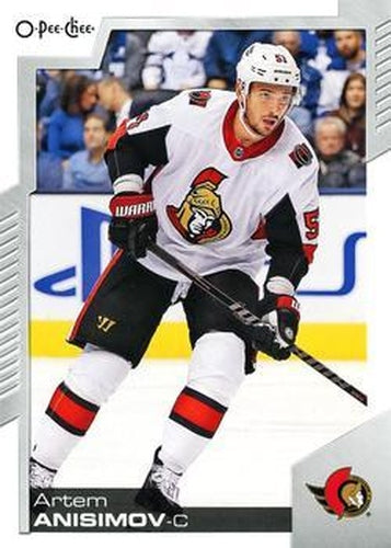 #316 Artem Anisimov - Ottawa Senators - 2020-21 O-Pee-Chee Hockey