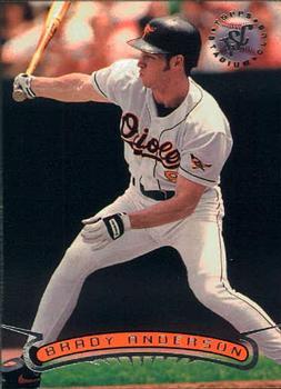 #316 Brady Anderson - Baltimore Orioles - 1996 Stadium Club Baseball