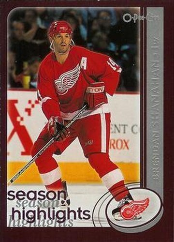 #316 Brendan Shanahan - Detroit Red Wings - 2002-03 O-Pee-Chee Hockey