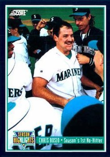 #316 Chris Bosio - Seattle Mariners -1994 Score Baseball