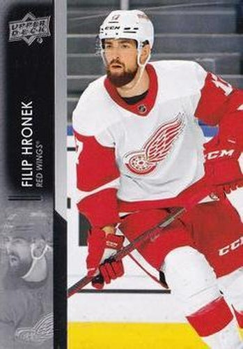 #316 Filip Hronek - Detroit Red Wings - 2021-22 Upper Deck Hockey