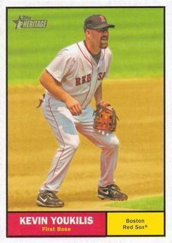 #316 Kevin Youkilis - Boston Red Sox - 2010 Topps Heritage Baseball