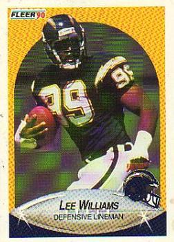 #316 Lee Williams - San Diego Chargers - 1990 Fleer Football