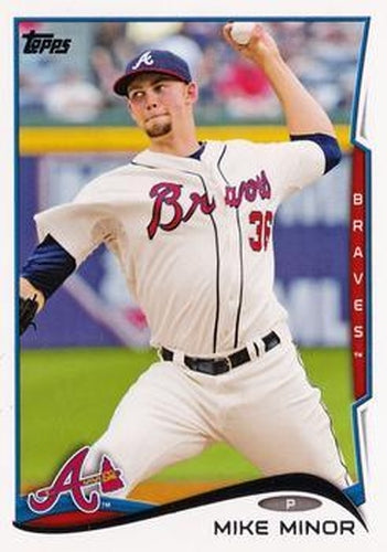 #316 Mike Minor - Atlanta Braves - 2014 Topps Baseball