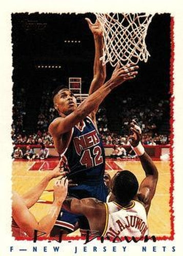 #316 P.J. Brown - New Jersey Nets - 1994-95 Topps Basketball