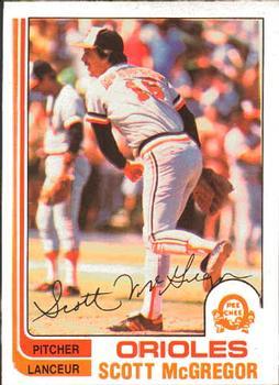 #316 Scott McGregor - Baltimore Orioles - 1982 O-Pee-Chee Baseball