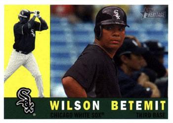 #316 Wilson Betemit - Chicago White Sox - 2009 Topps Heritage Baseball
