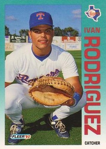 #316 Ivan Rodriguez - Texas Rangers - 1992 Fleer Baseball