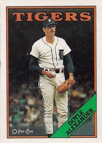 #316 Doyle Alexander - Detroit Tigers - 1988 O-Pee-Chee Baseball