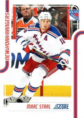 #316 Marc Staal - New York Rangers - 2011-12 Score Hockey