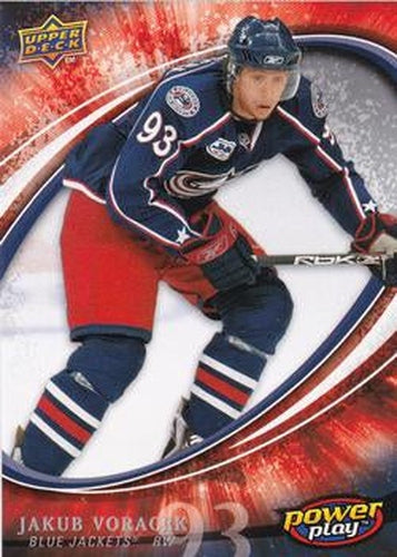 #316 Jakub Voracek - Columbus Blue Jackets - 2008-09 Upper Deck Power Play Box Set Hockey