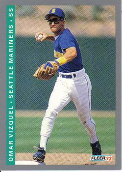 #316 Omar Vizquel - Seattle Mariners - 1993 Fleer Baseball