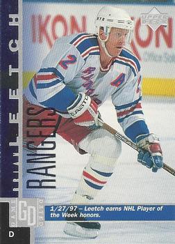 #316 Brian Leetch - New York Rangers - 1997-98 Upper Deck Hockey