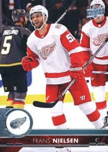 #316 Frans Nielsen - Detroit Red Wings - 2017-18 Upper Deck Hockey