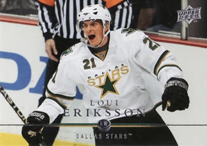 #316 Loui Eriksson - Dallas Stars - 2008-09 Upper Deck Hockey