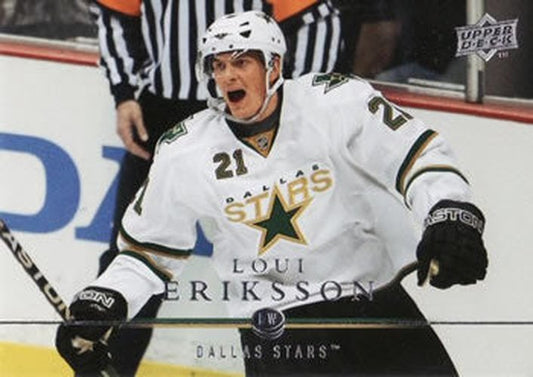 #316 Loui Eriksson - Dallas Stars - 2008-09 Upper Deck Hockey