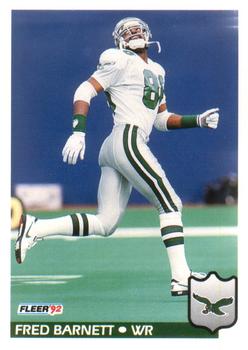 #316 Fred Barnett - Philadelphia Eagles - 1992 Fleer Football