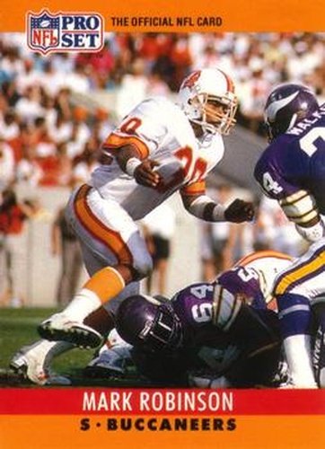 #316 Mark Robinson - Tampa Bay Buccaneers - 1990 Pro Set Football