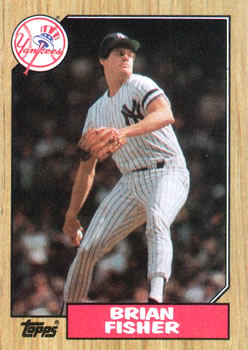 #316 Brian Fisher - New York Yankees - 1987 Topps Baseball